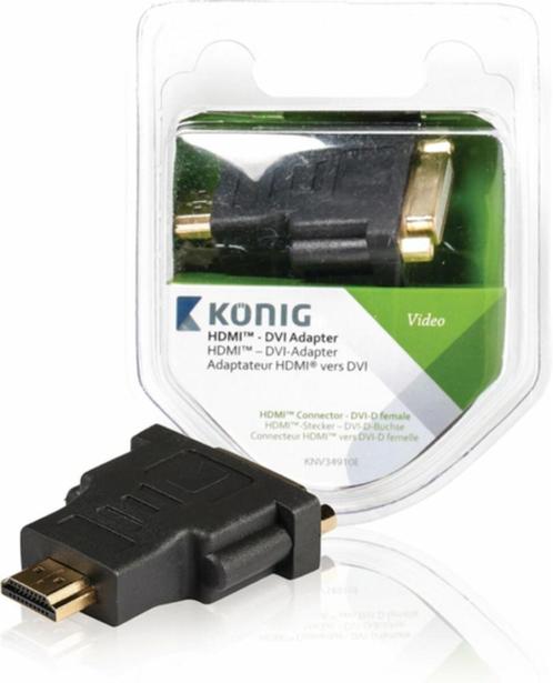HDMI - DVI-adapter HDMI -connector - DVI-D female, Diversen, Rommelmarktspullen, Nieuw, Ophalen of Verzenden