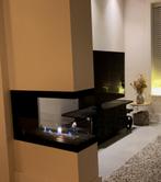 Zeer sfeervolle Bio-ethanol Roomdivider Inbouwhaard, Huis en Inrichting, Haarden, Ophalen, Zo goed als nieuw, Vrijstaande haard