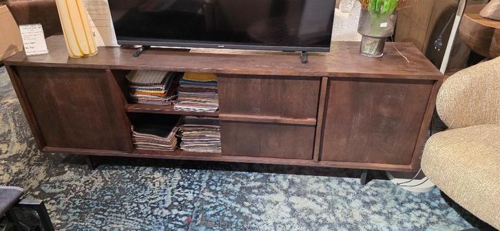 Tv Meubel jaRa collection Bruin Of Zwart | Direct leverbaar, Huis en Inrichting, Kasten | Televisiemeubels, Nieuw, Minder dan 100 cm