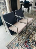 Set van 2 Arco Spine design fauteuils zgan opnieuw bekleed, Huis en Inrichting, Stoelen, Ophalen of Verzenden, Zo goed als nieuw