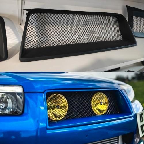 Subaru Forester SG – JDM Mesh Grille / Motorsport Look, Auto-onderdelen, Carrosserie en Plaatwerk, Bumper, Subaru, Voor, Nieuw