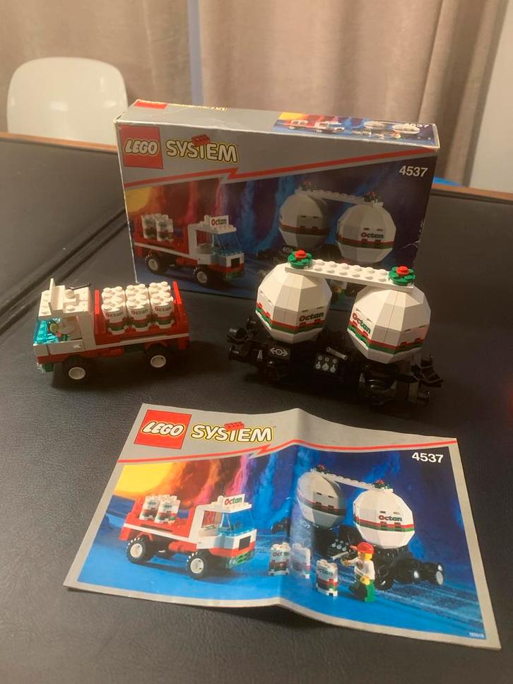 Lego System 4537 Twin Tank Transport, Kinderen en Baby's, Speelgoed | Duplo en Lego, Gebruikt, Lego, Complete set, Ophalen of Verzenden