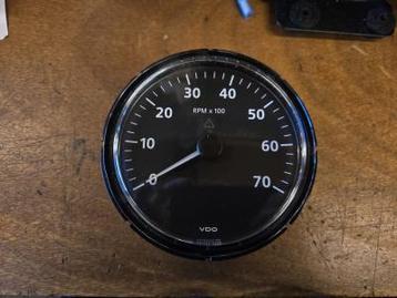 VDO VLB Toerenteller 7000 rpm RB 110mm beschikbaar voor biedingen