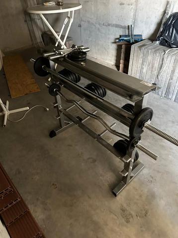 Complete Halterset + Trainingsbank – Perfect voor Thuisfitne beschikbaar voor biedingen