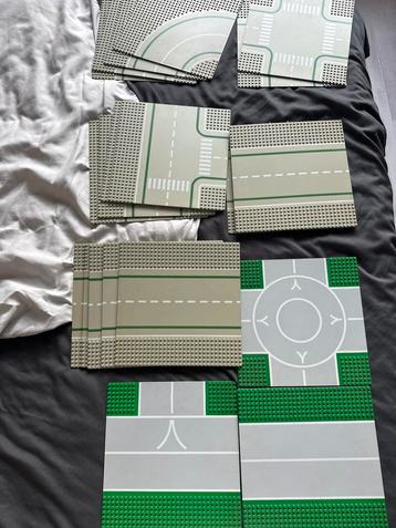 Lego Straten - Diverse Wegplaten vintage beschikbaar voor biedingen