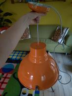 Oranje industriële hanglamp, Huis en Inrichting, Lampen | Hanglampen, Ophalen of Verzenden, Minder dan 50 cm