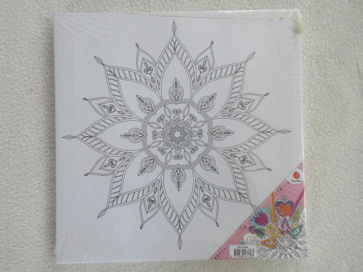 mandala op canvas nieuw, Hobby en Vrije tijd, Tekenen, Nieuw, Overige typen, Ophalen of Verzenden