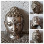 boeddha buddha hoofdje sculpture messing, Ophalen of Verzenden, Zo goed als nieuw, Religie