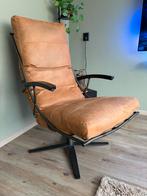 Draaifauteuil, Gebruikt, Overige kleuren, Leer, Ophalen of Verzenden