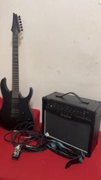 Ibanez gitaar zwart, Ophalen of Verzenden, Zo goed als nieuw, Solid body, Ibanez