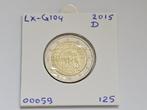 2-euromunt Duitsland (D) G 2015 Herdenking LX-G104, Ophalen of Verzenden, Duitsland, 2 euro, Losse munt