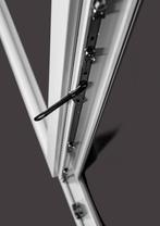 Kunststof draai-draaikiep kozijn b200 x h150 RAL9016, Niet ingevuld, Kunststof, Overige typen, Niet ingevuld