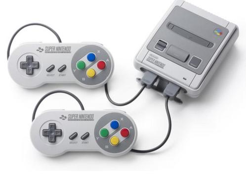 Nintendo S-NES classic mini + 21 games NIEUW IN DOOS!, Spelcomputers en Games, Spelcomputers | Nintendo Super NES, Nieuw, Met 2 controllers