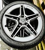 Mercedes A/B/C-Klasse CLA 18 inch AMG Velgen met Zomerbanden, Auto-onderdelen, Banden en Velgen, 18 inch, Gebruikt, Velg(en), Ophalen of Verzenden