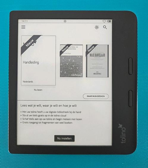 Tolino Vision 6 ereader, Computers en Software, E-readers, Gebruikt, 7 inch, 16 GB of meer, Touchscreen, Waterbestendig, Wi-Fi