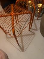 Ikea VASTERON Kruk Oranje - Set van 2, Huis en Inrichting, Ophalen, Gebruikt, Twee, Overige kleuren