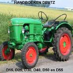 Boeken Deutz D15, D25, D30, D40, D50 en D55 op CD!, Ophalen of Verzenden, Nieuw, Tractor en Landbouw