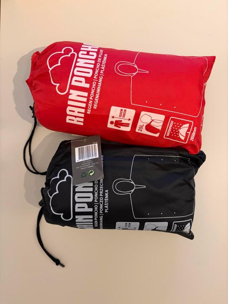 2 x NEW rain ponchos -never used, Caravans en Kamperen, Regenkleding, Nieuw, Ophalen of Verzenden