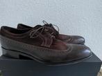Giorgio 1958 brogues suede/leer brogues schoenen bruin 46/11, Bruin, Verzenden, Giorgio, Zo goed als nieuw