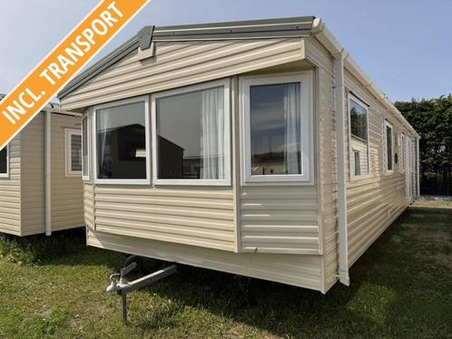 Winterhard chalet met 2 slaapkamers en centrale verwarming, Caravans en Kamperen, Stacaravans