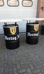 Statafels met hertog jan logo, Ophalen, Zo goed als nieuw