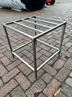 2 stuks roestvrijstalen frame, onderstel of rek, Ophalen, Gebruikt