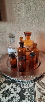 Antieke  apothekers flesjes., Antiek en Kunst, Ophalen of Verzenden