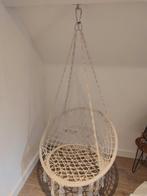 Hangstoel Knoet Beige - Prijs per stuk, Ophalen, Wit, Zo goed als nieuw, Stof