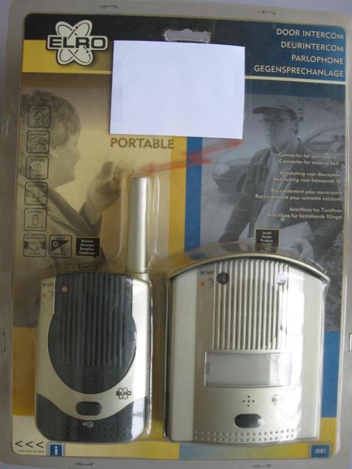 DEURINTERCOM DRAADLOOS MET SPRAAK – NIEUW, Huis en Inrichting, Deurbellen, Nieuw, Draadloos, Bewegingsdetectiesensor, Terugspreekfunctie
