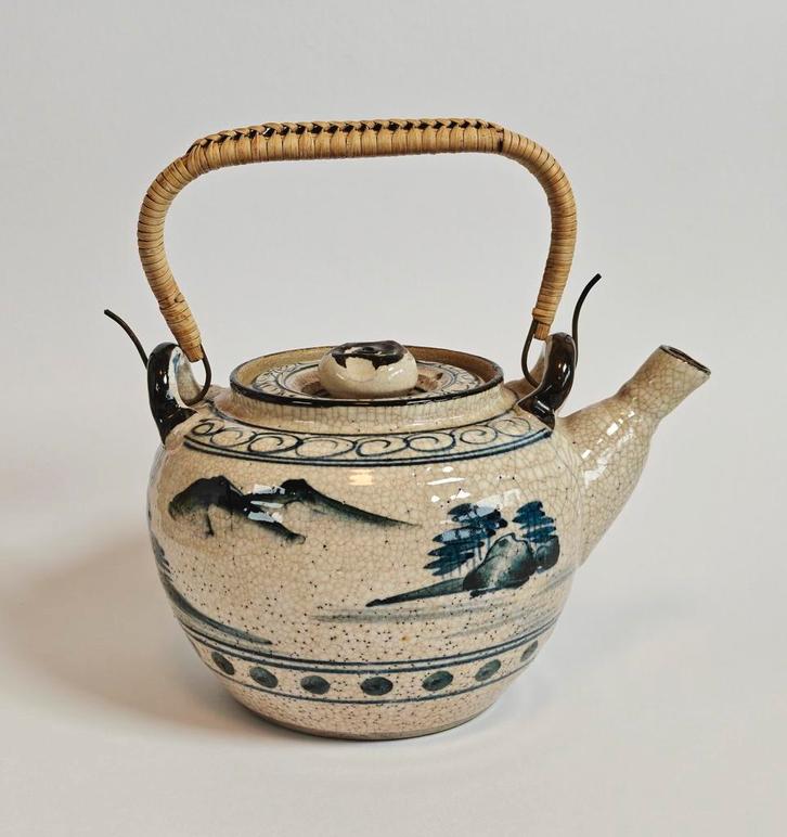 Vintage Japanse theepot. Uwade Kyusu stijl, Antiek en Kunst, Kunst | Niet-Westerse kunst, Ophalen of Verzenden