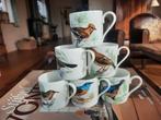 Limoges France Franse brocante set kopjes espresso vogels, Antiek en Kunst, Antiek | Servies compleet, Ophalen of Verzenden