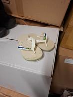Havaianas slippers kind wit groen mt 27, Kinderen en Baby's, Ophalen of Verzenden, Gebruikt