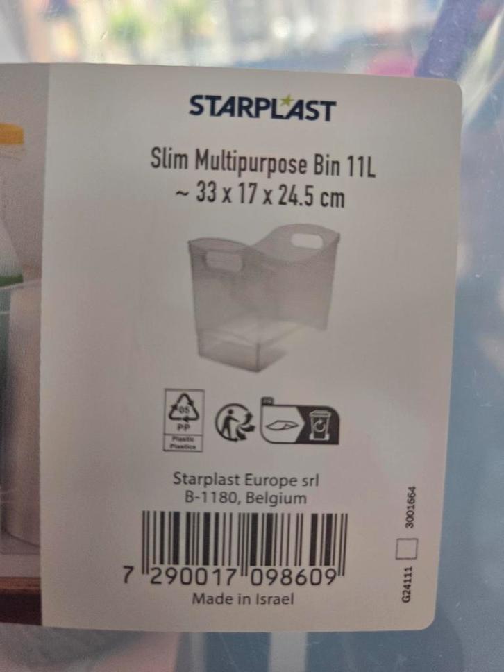 Gezocht transparante Multipurpose Bin - 11 Liter, Huis en Inrichting, Keuken | Keukenbenodigdheden, Ophalen of Verzenden