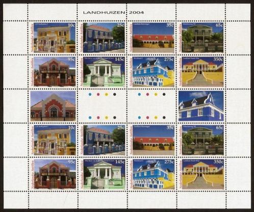 Nederlandse Antillen V1487/95 postfris Landhuizen 2004, Postzegels en Munten, Postzegels | Nederlandse Antillen en Aruba, Postfris