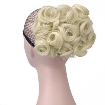 AANBIEDING : Chignon elastisch haarstukje / vlinderkam kleur beschikbaar voor biedingen
