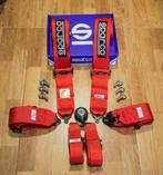 Sparco 6-punts gordel H-3 FIA - Blauw zwart rood, Ophalen of Verzenden