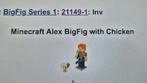 Lego Minecraft 21149 BigFig Alex met Kip, Ophalen of Verzenden, Zo goed als nieuw, Complete set, Lego