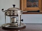 Antieke rechaud met bakeliet handvatten, Ophalen of Verzenden
