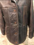 Donkerbruine lamslederen lammy coat jas maat 36, Bruin, Etten-Leur, Djt@dejuistetoon.eu, Ophalen of Verzenden