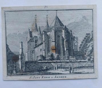 83 / Sint Jans Kerk te Arnhem Gravure van H. Spilman beschikbaar voor biedingen