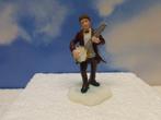 luville Artist kerstdorp poppetje figurine muziekkant kerst, Ophalen of Verzenden, Zo goed als nieuw