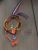 Koningsdag armbandje oranje Holland EK WK armbanden voetbal, Verzenden, Kunststof of Plastic, Oranje, Zo goed als nieuw