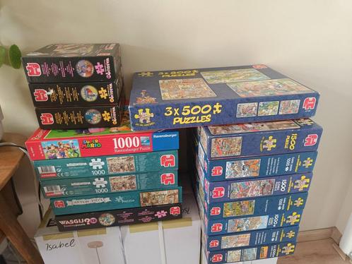 Diverse puzzels aangeboden o.a. Jan van Haasteren - v.a 7,50, Hobby en Vrije tijd, Denksport en Puzzels, Zo goed als nieuw, Legpuzzel