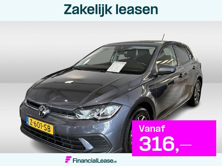 Volkswagen Polo 1.0 TSI Life Edition Comfort Camera / App-co, Auto's, Volkswagen, Bedrijf, Lease, Financial lease, Polo, ABS, Achteruitrijcamera
