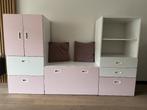 IKEA SMÅSTAD kastencombinatie wit/roze, Kinderen en Baby's, Kinderkamer | Commodes en Kasten, Ophalen, Gebruikt, 105 cm of meer