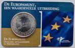 De Europamunt vijfje 2004 in coincard, Koningin Beatrix, Zilver, Euro's, Ophalen of Verzenden