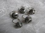 Set van 5 Kleine Belletjes met ophangring - 1.3 cm, Verzenden