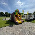 Springkussen slide combo dino, Ophalen of Verzenden, Zo goed als nieuw, Overige