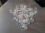 port sherry glas glazen met vergulde goud rand, Ophalen of Verzenden, Nieuw, Overige typen