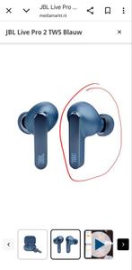 Gezocht rechter oortje voor de JBL live pro 2 tws blue, Telecommunicatie, Mobiele telefoons | Oordopjes, Ophalen of Verzenden